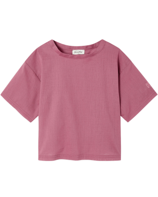 american vintage t-shirt roze blush meisjes voorkant