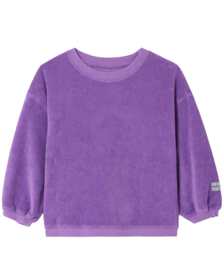 American Vintage sweater paars badstof