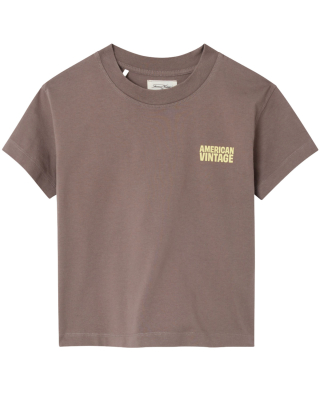 American Vintage T-shirt Bruin Cendre Ash