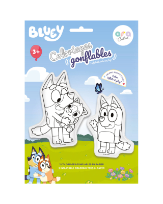 Ara Creative opblaasbare kleurplaat Bluey