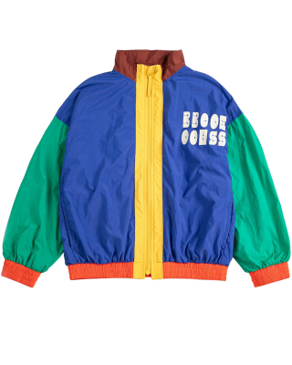 Bobo Choses zomerjas blauw/groen met logoprint