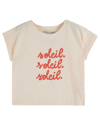 Emile et Ida T-shirt creme soleil