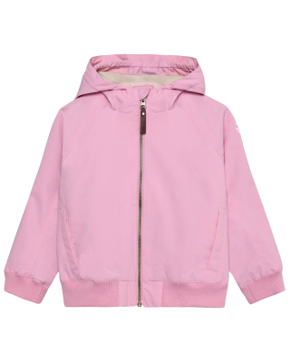 Enfant zomerjas roze met capuchon en ritssluiting, lichtgewicht tussenjas voor kinderen