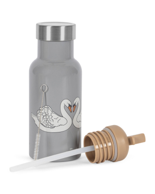Konges Slojd RVS Thermosfles Swan Blue 350 ml