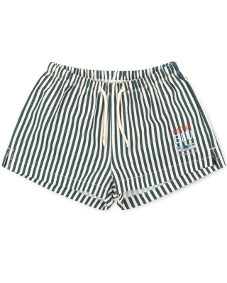 Konges Slojd zwembroek groen/creme Piscina blu