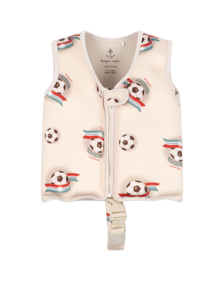 Konges Slojd Ellis swim vest Kick it voorkant zwemvest voor jongens