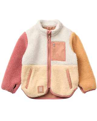 Liewood Nolan Teddy Tussenjas Roze/Creme/Geel