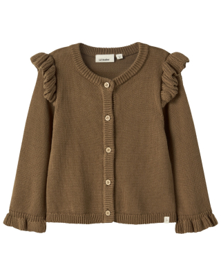 Lil Atelier vest bruin kangaroo