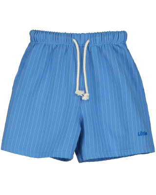 Lotiekids korte broek blauw/creme strepen