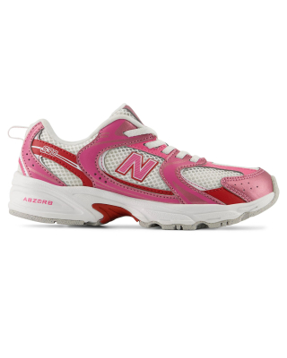 New Balance 530 kinder sneaker roze rood Pink Satin Shadow Red zijaanzicht
