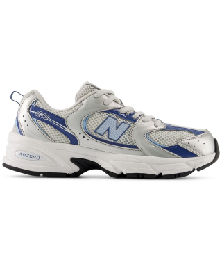 New Balance 530 kinder sneaker Silver Metallic/Magic Blue