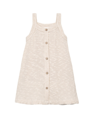 Play Up jurk crème embellished pique dress meisjes voorkant