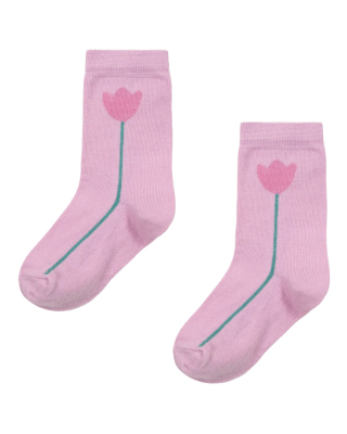 Play Up sok roze bloem