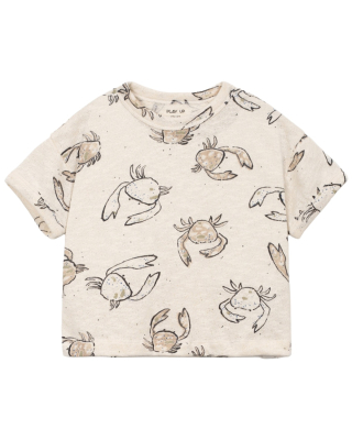 Play Up t-shirt creme krab