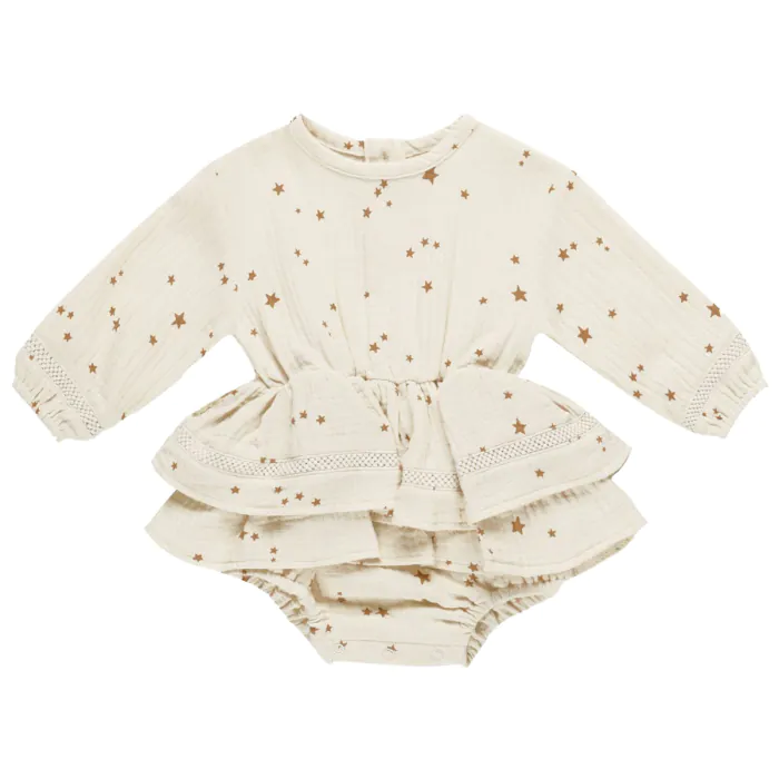 APAELEA Elch Kerstoutfit voor Babymeisjes Lange Mouwen Strampler Geruite Rok Kledingset, wit-rood, 6-12 Maanden